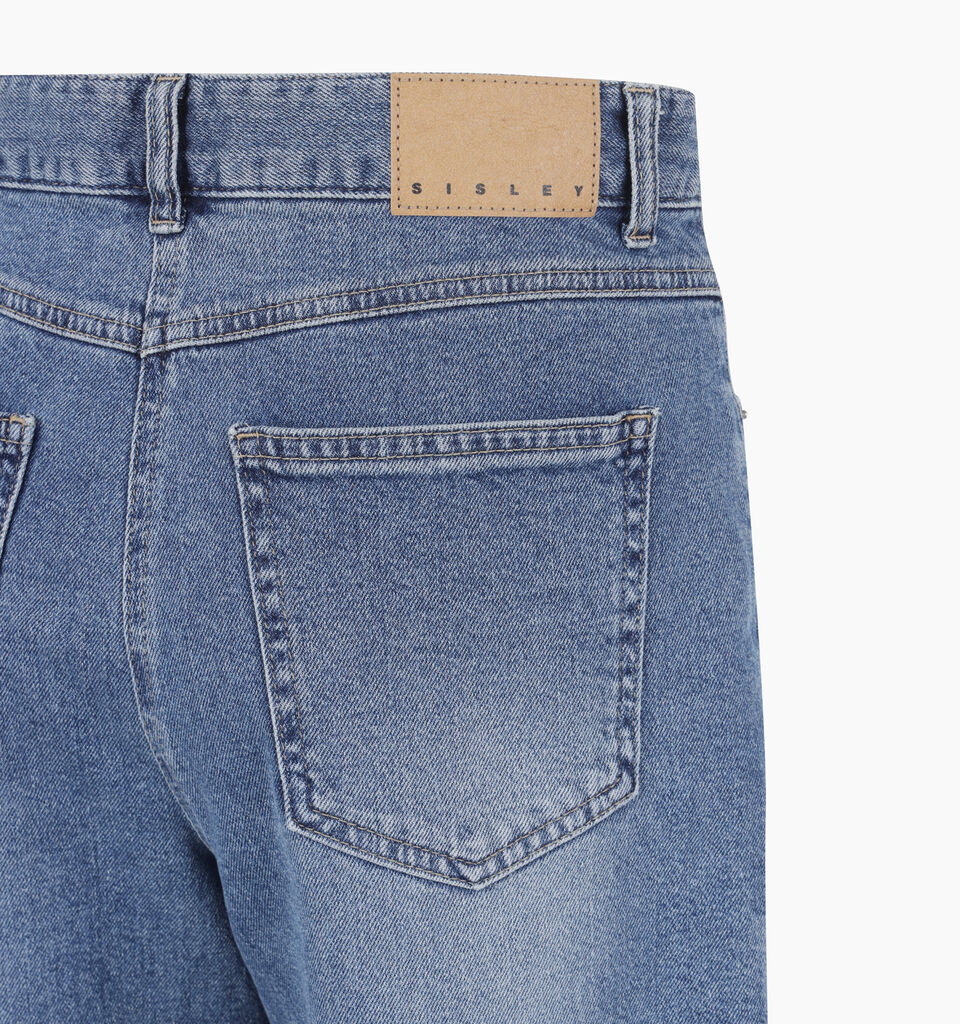 Blue straight leg jeans - sisley k jeans regular - Blue | Sisley K image number 4